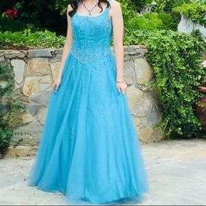 Prom gown light blue